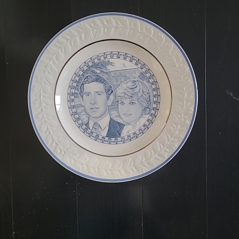 Adams Royal Wedding Plate 1981 Prince Charles Lady Diana England